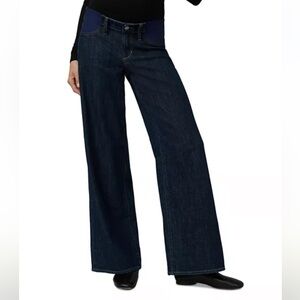 Joe's Jeans maternity Dark Blue Wide Leg Flare Jeans